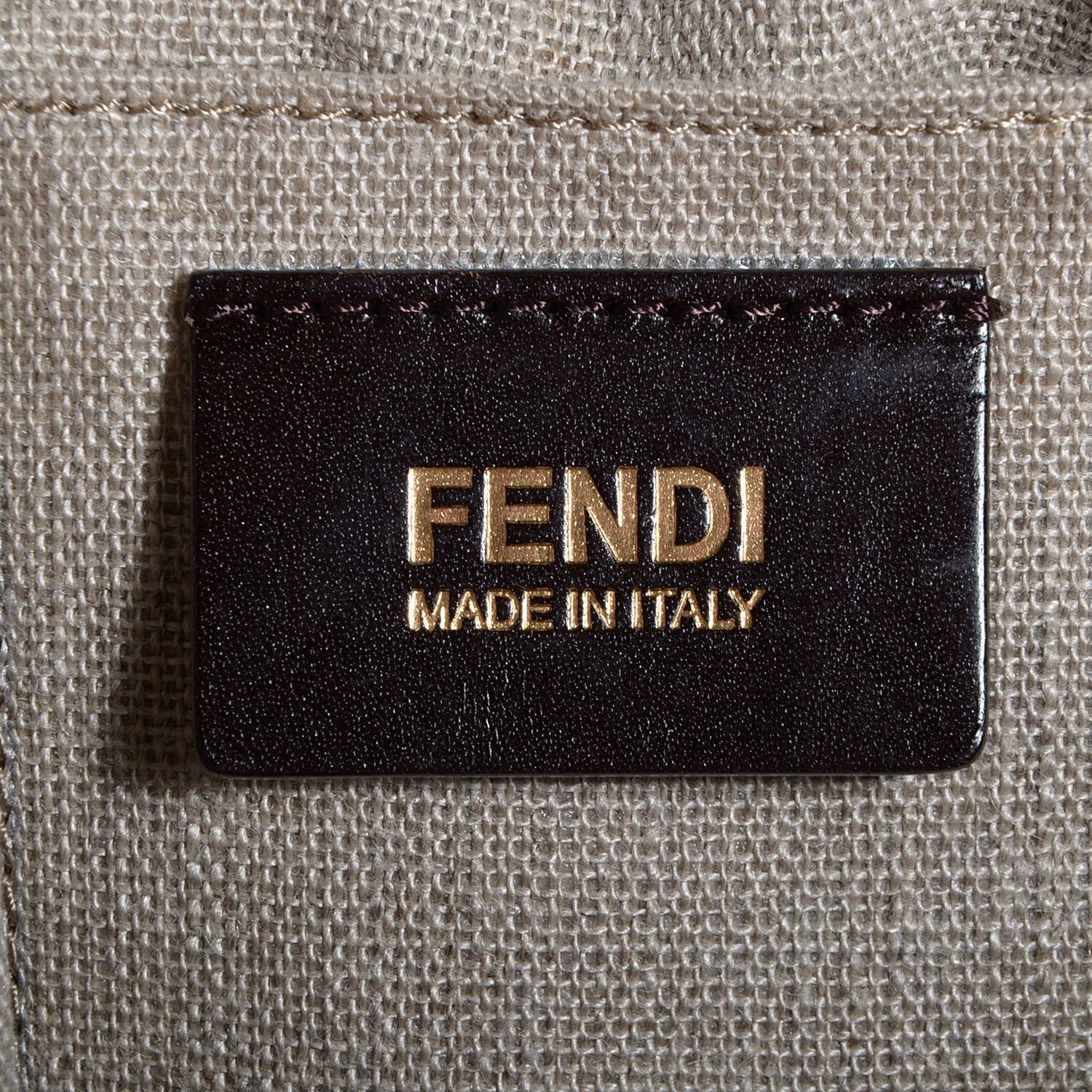 Fendi Pequin Cuoio Vegetale 2Bag Tobacco Cuoio Miele Vacchetta 8 of 11
