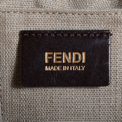 Fendi Pequin Cuoio Vegetale 2Bag Tobacco Cuoio Miele Vacchetta 8 of 11