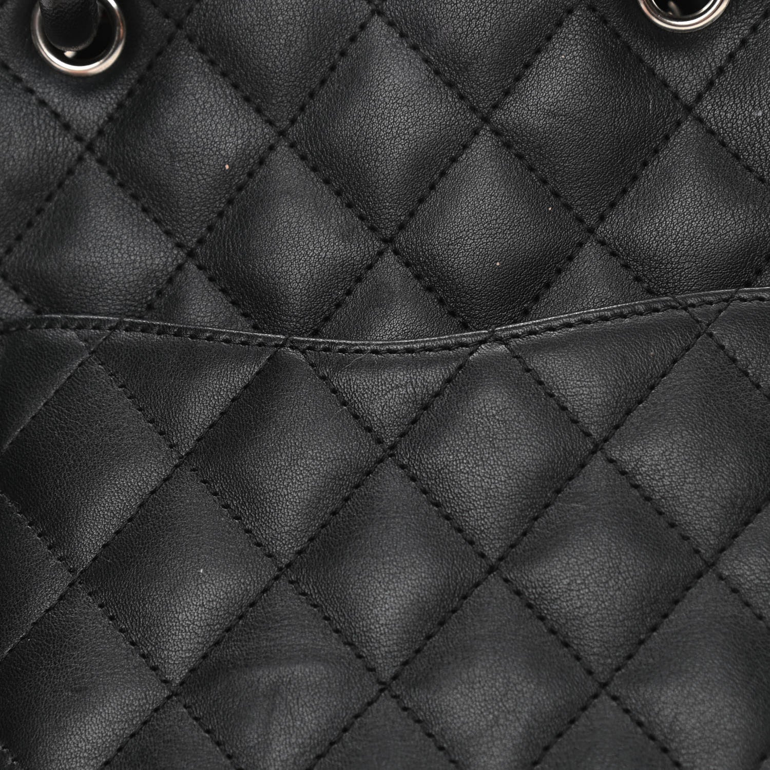 Chanel Calfskin Quilted Medium Cambon Tote Black White 16 of 17
