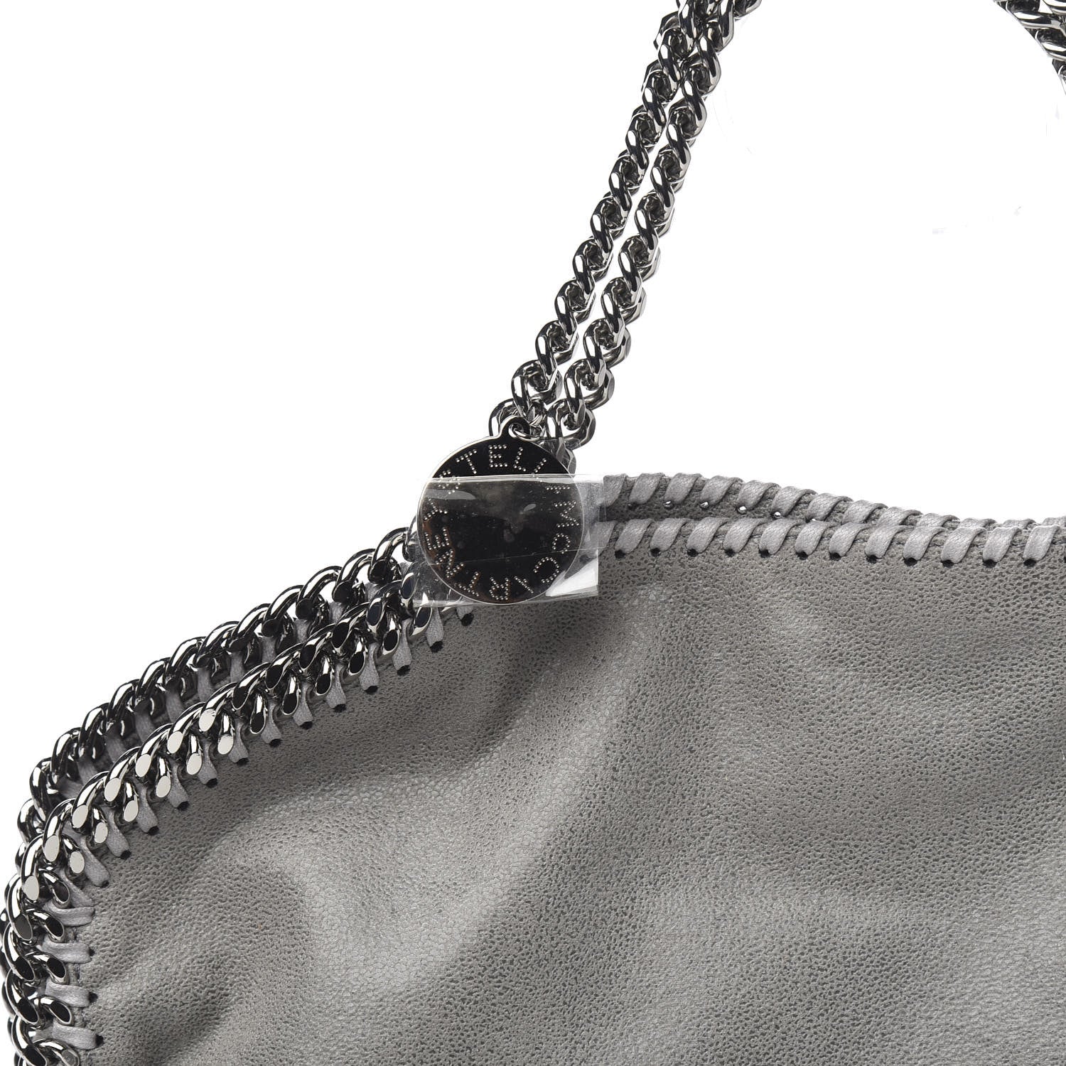 Stella McCartney Shaggy Deer Falabella Fold Over Tote Grey 9 of 9