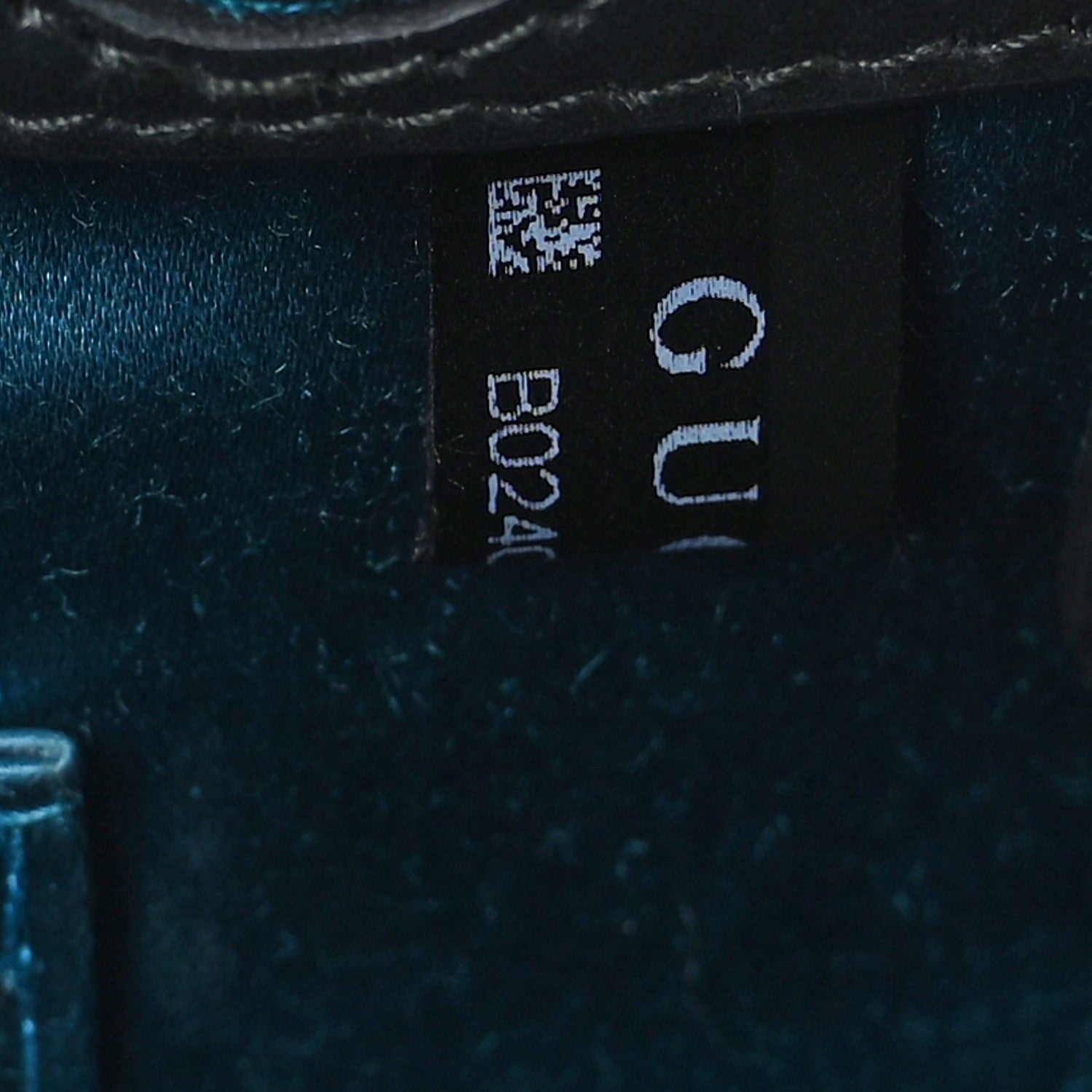 Gucci Suede Patent Web Small Ophidia Chain Shoulder Bag Blue Black 7 of 9