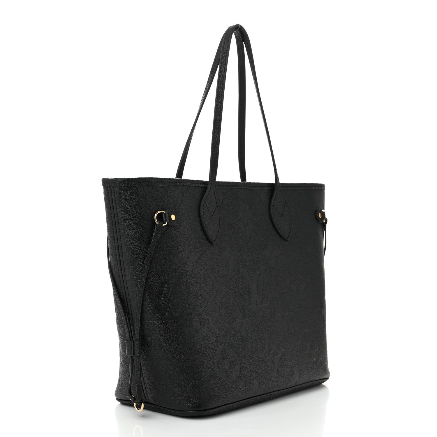 Louis Vuitton Empreinte Monogram Giant Neverfull MM Black 3 of 9