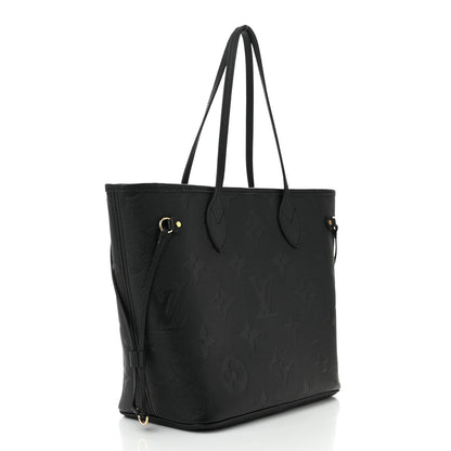 Louis Vuitton Empreinte Monogram Giant Neverfull MM Black 3 of 9