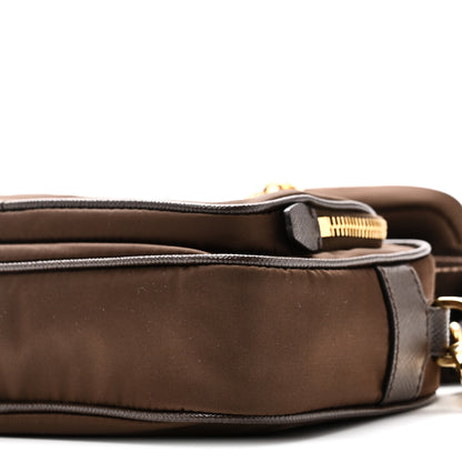Prada Re-Nylon Saffiano Mini Shoulder Bag Sienna 9 of 9