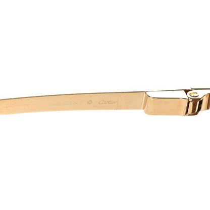 Cartier Santos de Cartier 135 Aviator Sunglasses Gold 5 of 7