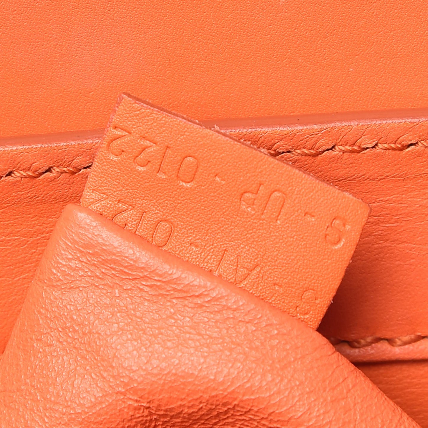 Smooth Calfskin Mini Luggage Bright Orange