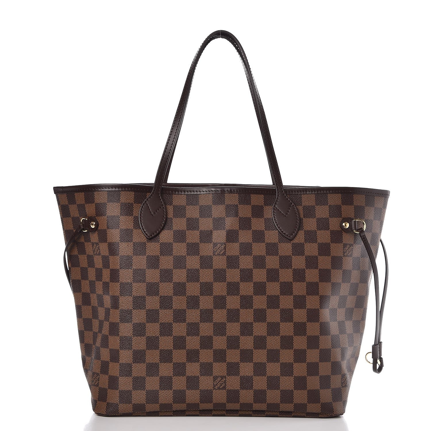 Louis Vuitton Damier Ebene Neo Neverfull MM Rose Ballerine 3 of 9