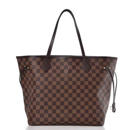 Louis Vuitton Damier Ebene Neo Neverfull MM Rose Ballerine 3 of 9