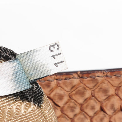 Prada Python Top Handle Frame Bag Naturale 9 of 11