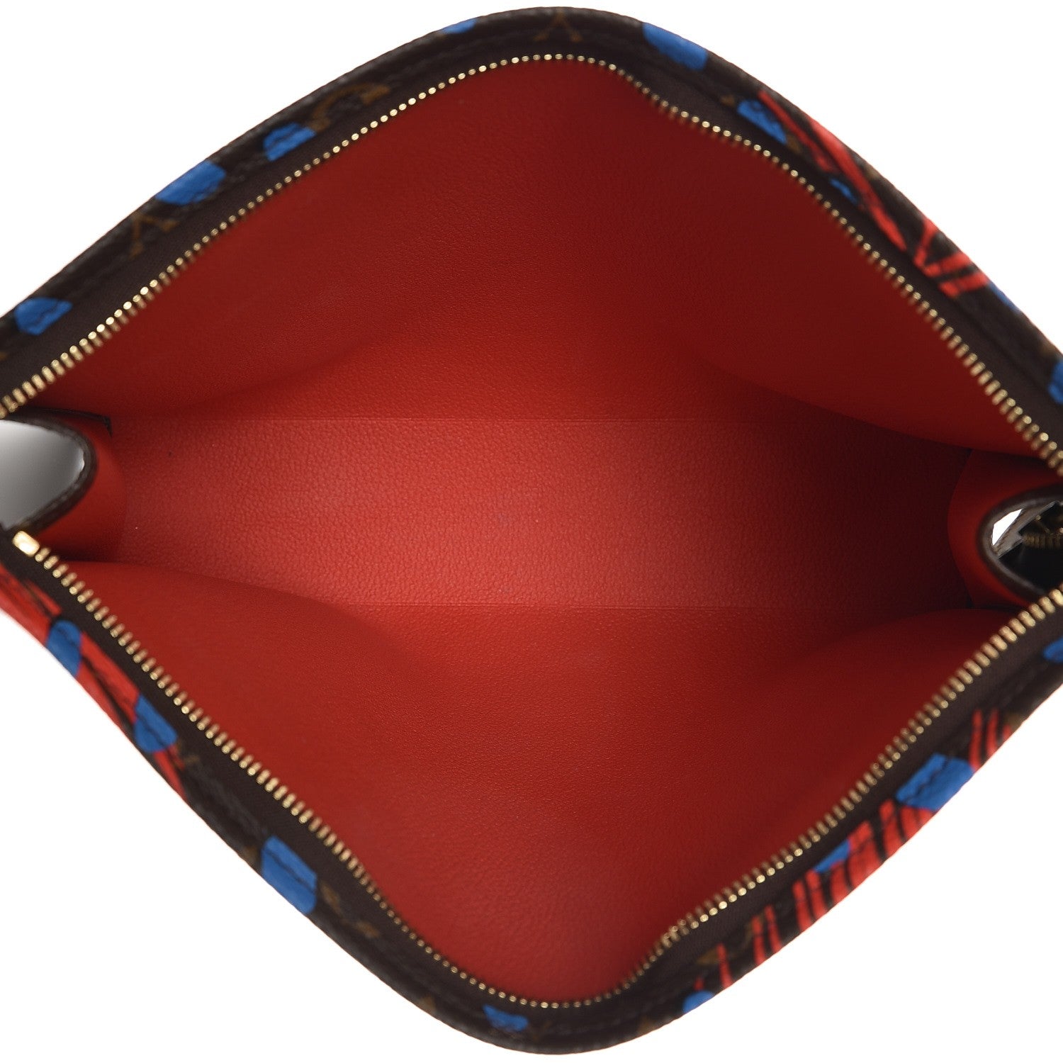 Louis Vuitton Monogram Jungle Dots Toiletry Pouch 26 Coquelicot Denim 5 of 8