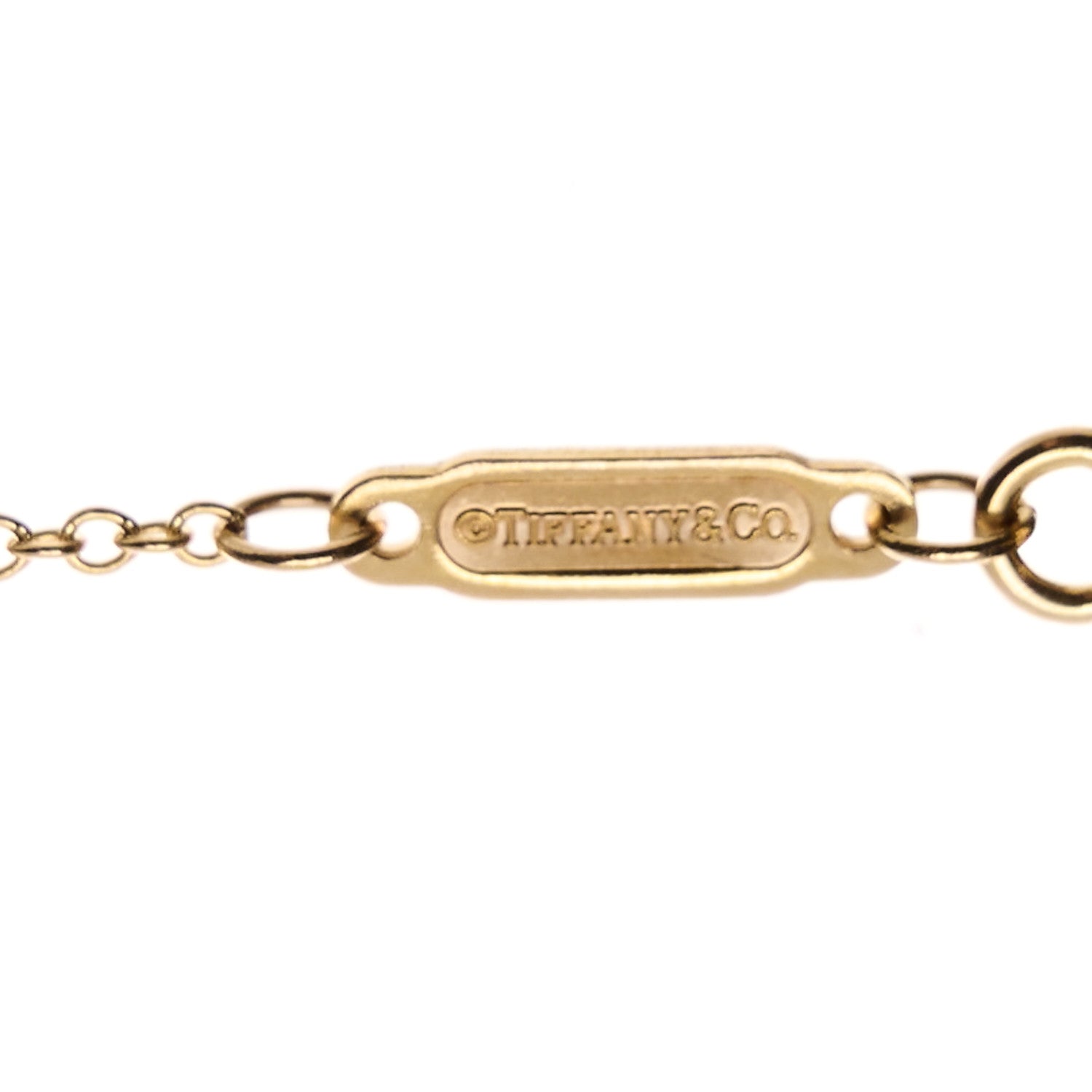Tiffany 18K Rose Gold Small T Smile Pendant Necklace 6 of 7