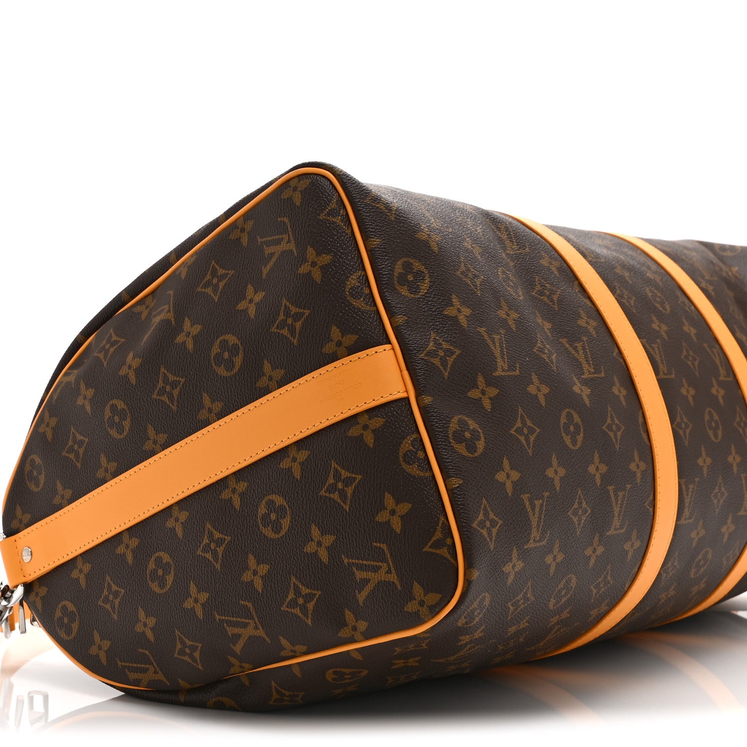 Louis Vuitton Monogram Macassar Keepall Bandouliere 50 Safran Yellow 7 of 8