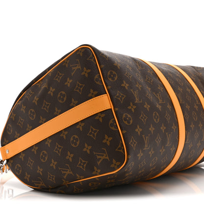 Louis Vuitton Monogram Macassar Keepall Bandouliere 50 Safran Yellow 7 of 8