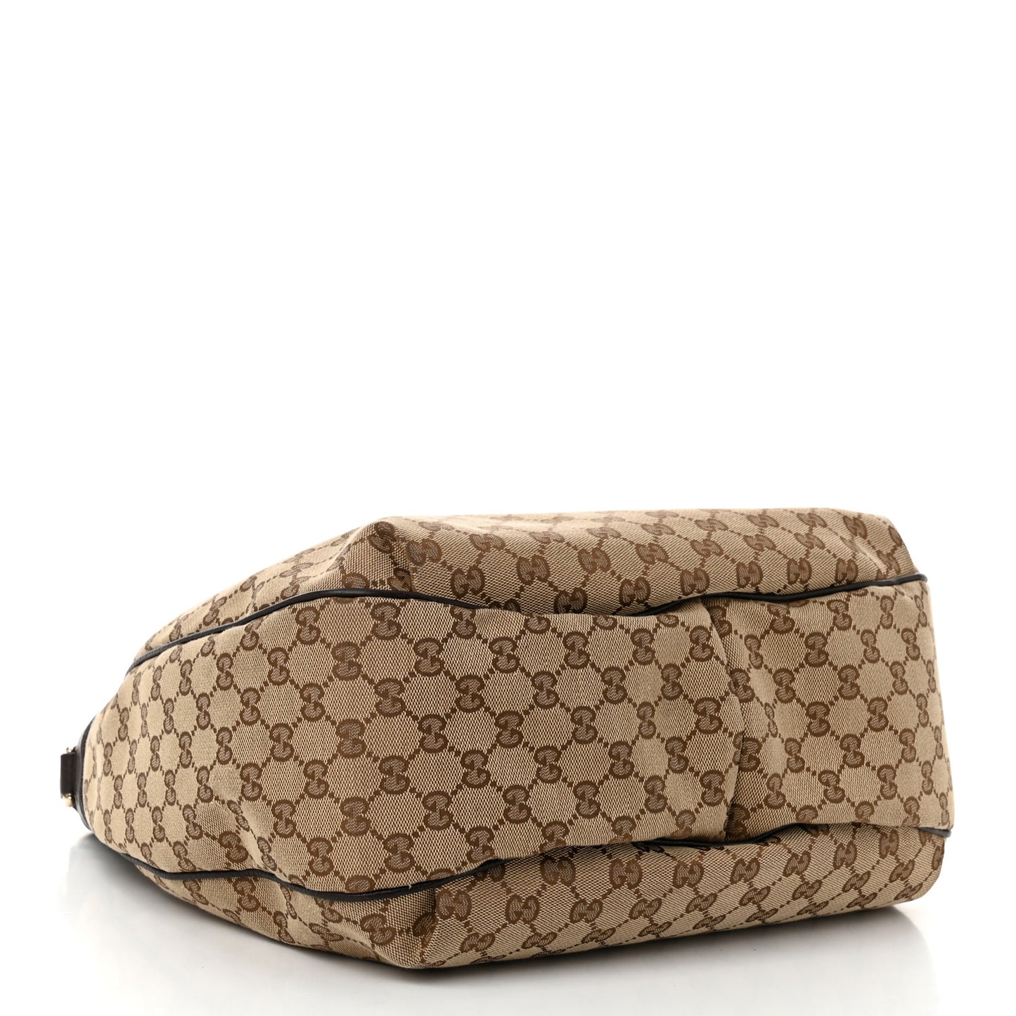 Monogram Web Medium Dressage Hobo Dark Brown