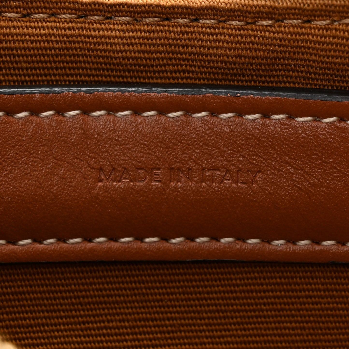 Triomphe Canvas Calfskin Ava Shoulder Bag Tan