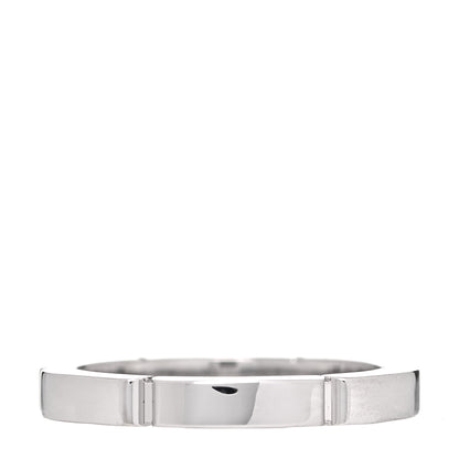 Cartier 18K White Gold Diamond Maillon Panthere Wedding Band Ring 47 4 5 of 8