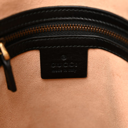 Gucci Calfskin Matelasse GG Marmont Travel Bag Black 6 of 12