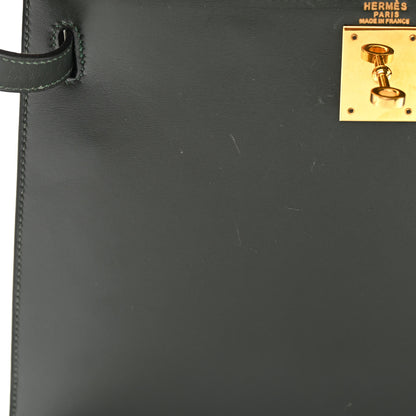 Hermes Box Kelly Sellier 28 Vert Fonce 17 of 25