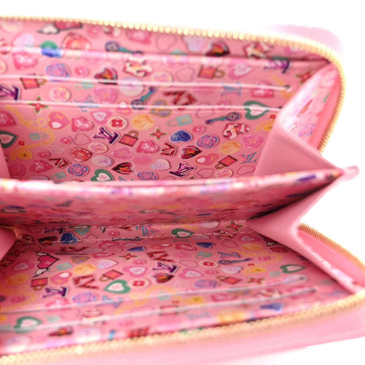 Louis Vuitton Vernis Valentine's Day Zippy Coin Purse Mochi Pink 5 of 7
