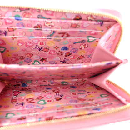Louis Vuitton Vernis Valentine's Day Zippy Coin Purse Mochi Pink 5 of 7