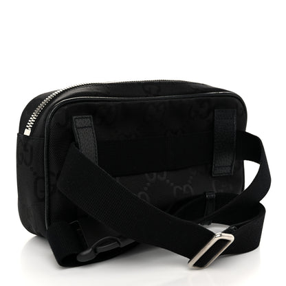 Gucci Econyl Nylon Monogram Off The Grid Belt Bag Black 3 of 11