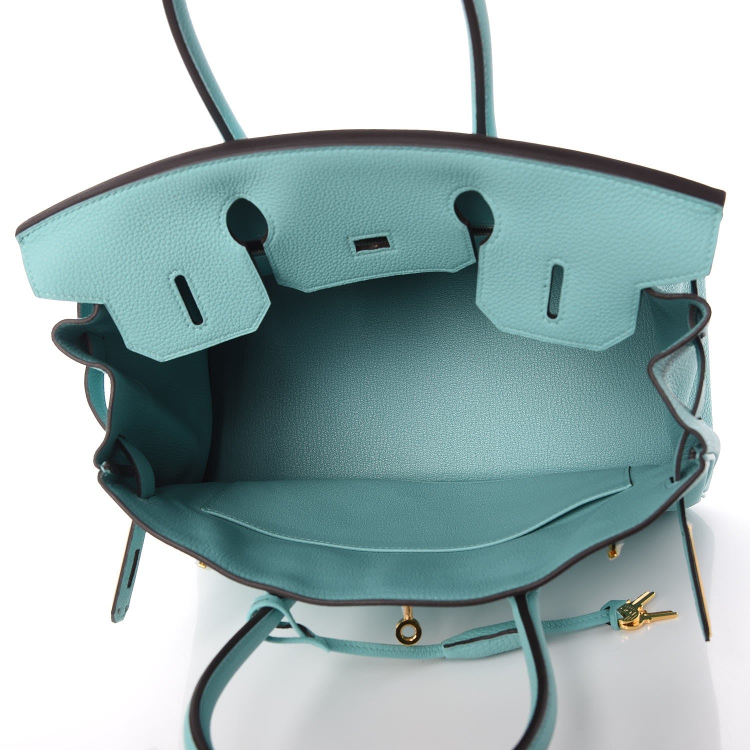 Hermes Togo Birkin 30 Bleu Atoll 7 of 33