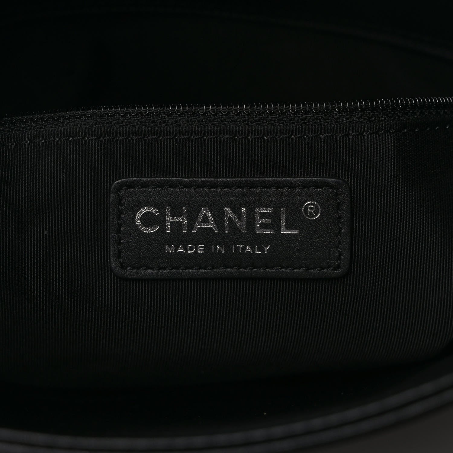 Chanel Lambskin Quilted Small Urban Delight Tote Black Blue 6 of 8