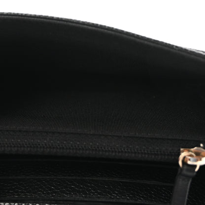 Chanel Caviar Quilted Small Flap Wallet Black 5 of 9
