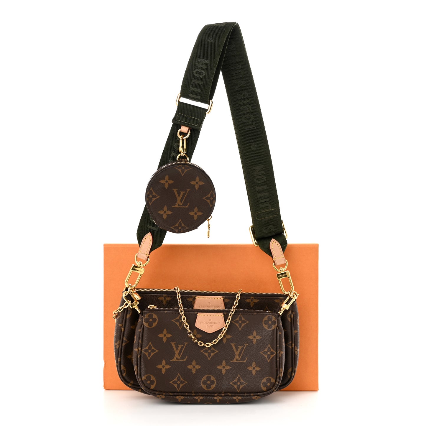 Monogram Multi Pochette Accessories Kaki