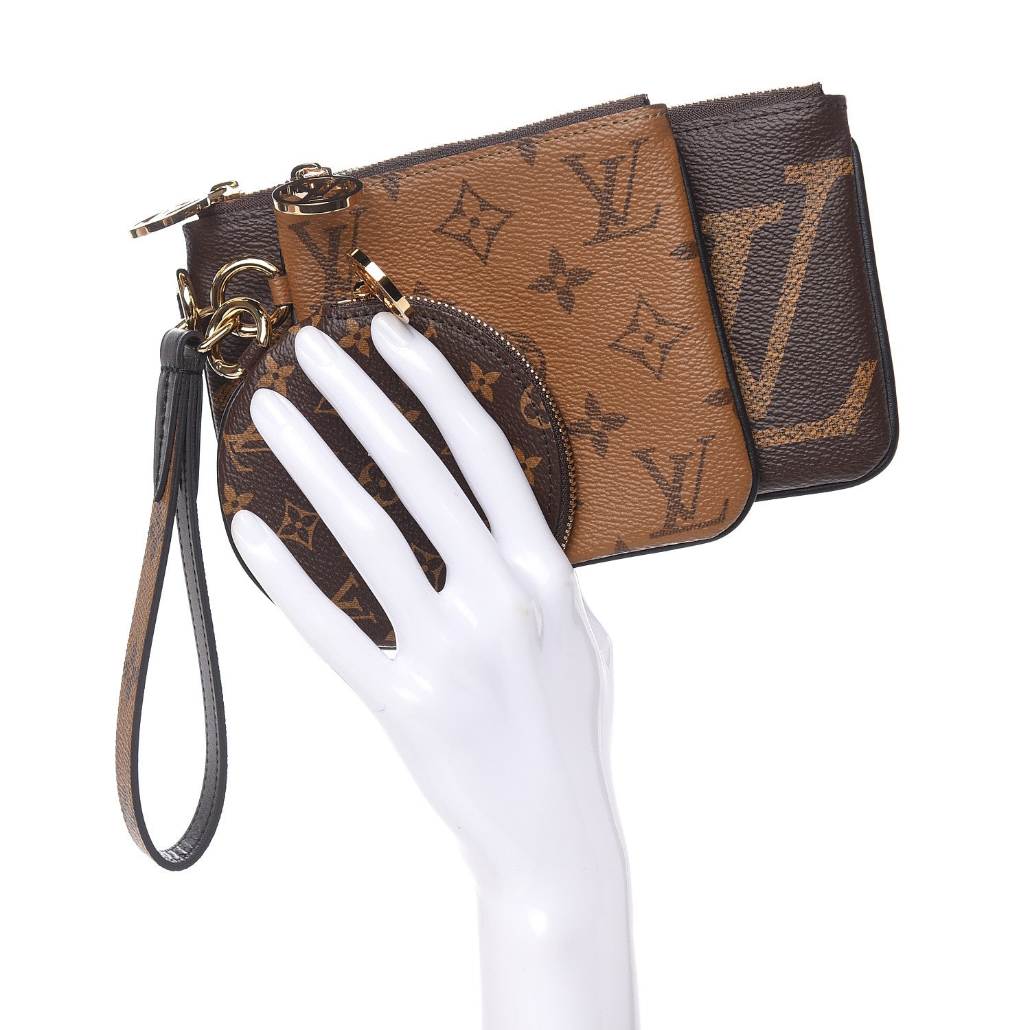 Louis Vuitton Reverse Monogram Giant Trio Pouch 2 of 7