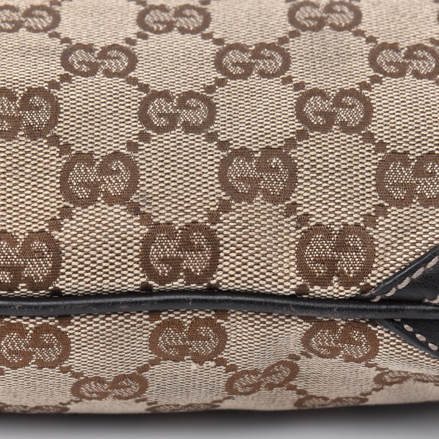 Gucci Monogram Medium New Britt Hobo Dark Brown 13 of 18