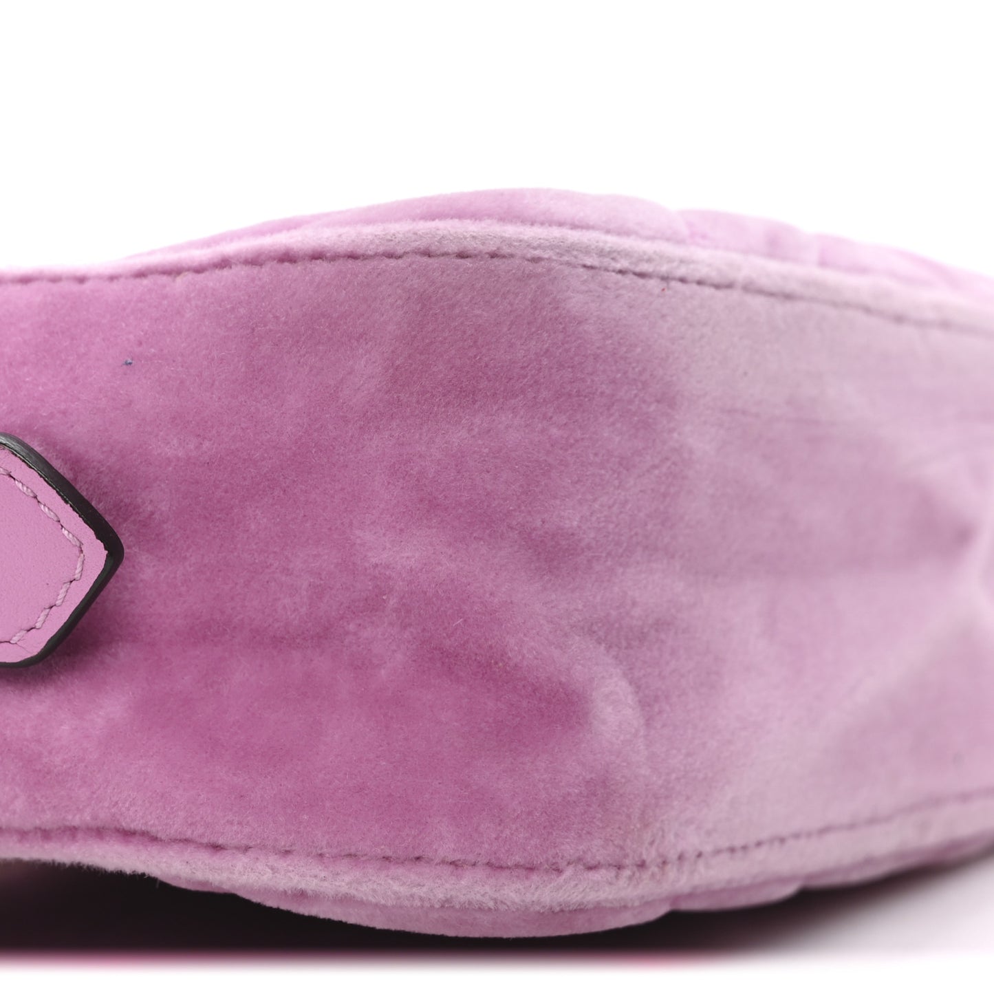 Velvet Matelasse Marquise Crystals Mini GG Marmont Chain Shoulder Bag Malva