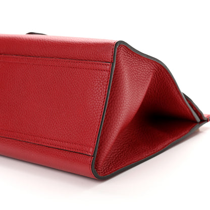 Gucci Calfskin Small GG Marmont Top Handle Bag Vulcanic Red 9 of 9