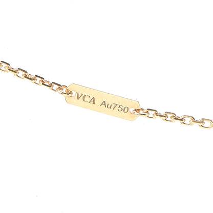 Van Cleef & Arpels 18K Yellow Gold Tiger Eye Vintage Alhambra Pendant Necklace 6 of 8