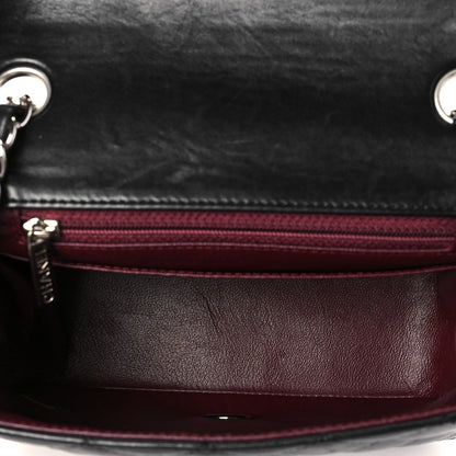 Chanel Lambskin Quilted Mini Square Flap Black 5 of 10