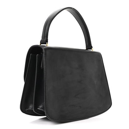 The Row Sleek Calfskin The Sofia 8.75 Top Handle Black 2 of 8