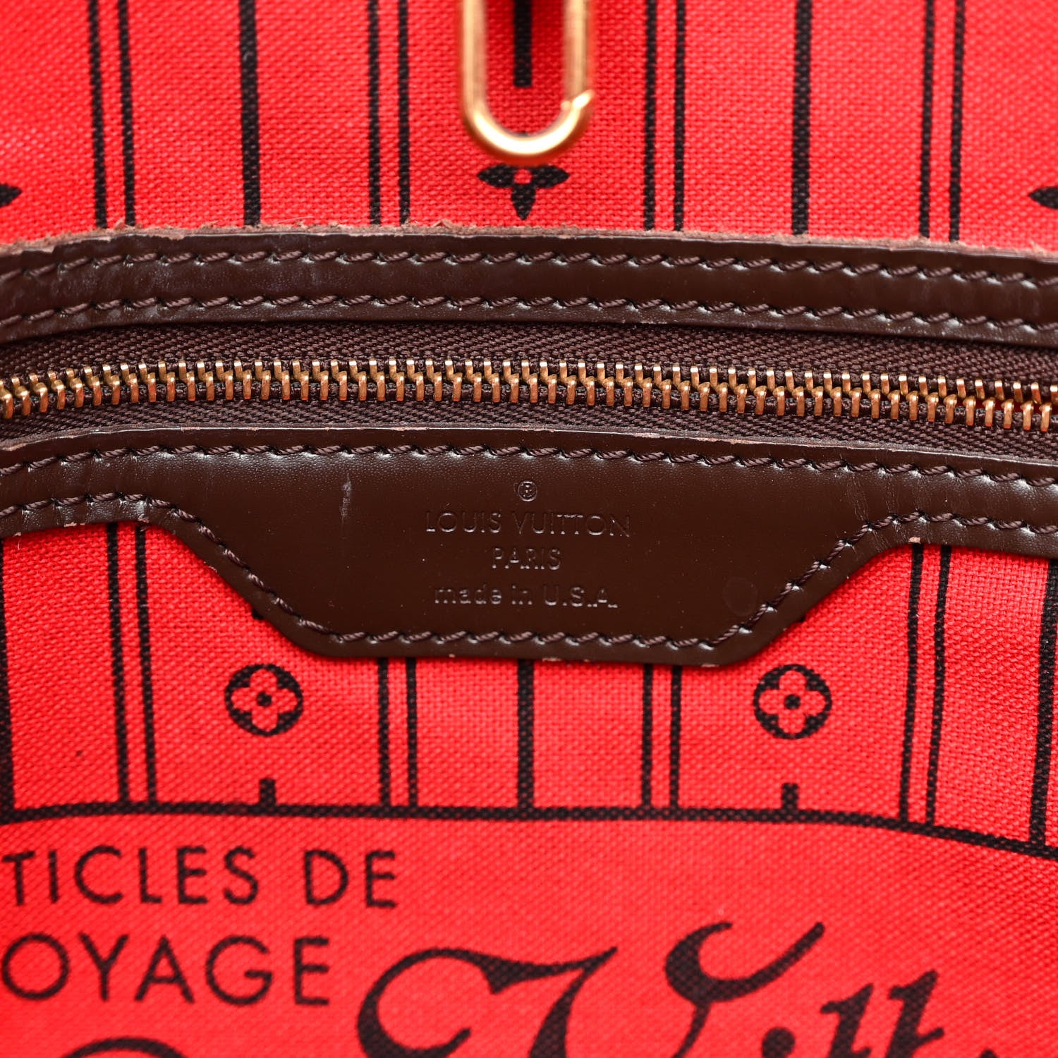 Louis Vuitton Damier Ebene Neverfull GM 6 of 17