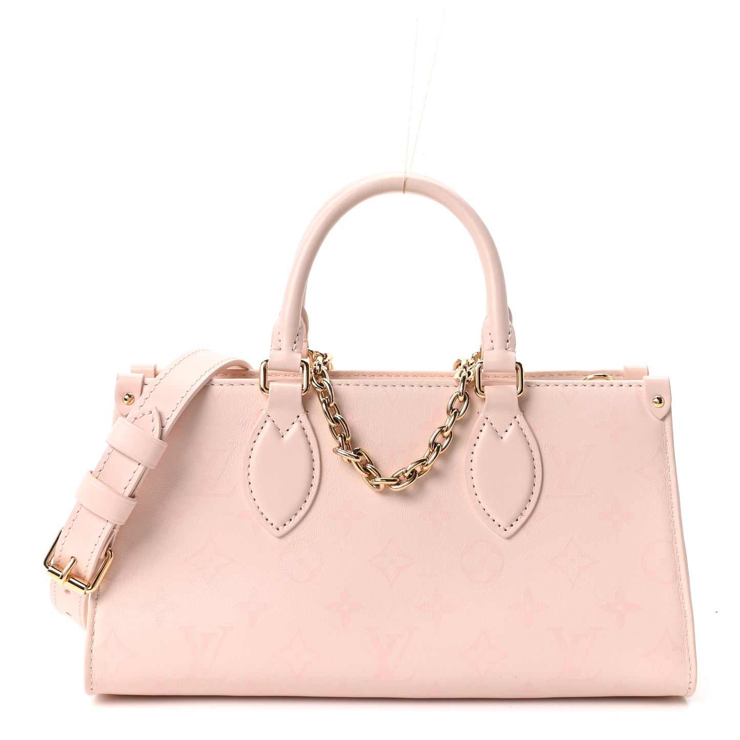 Calfskin OnTheGo East West Pearl Pink