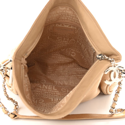 Chanel Lambskin Stitched Medium Ultimate Soft Tote Beige 4 of 11