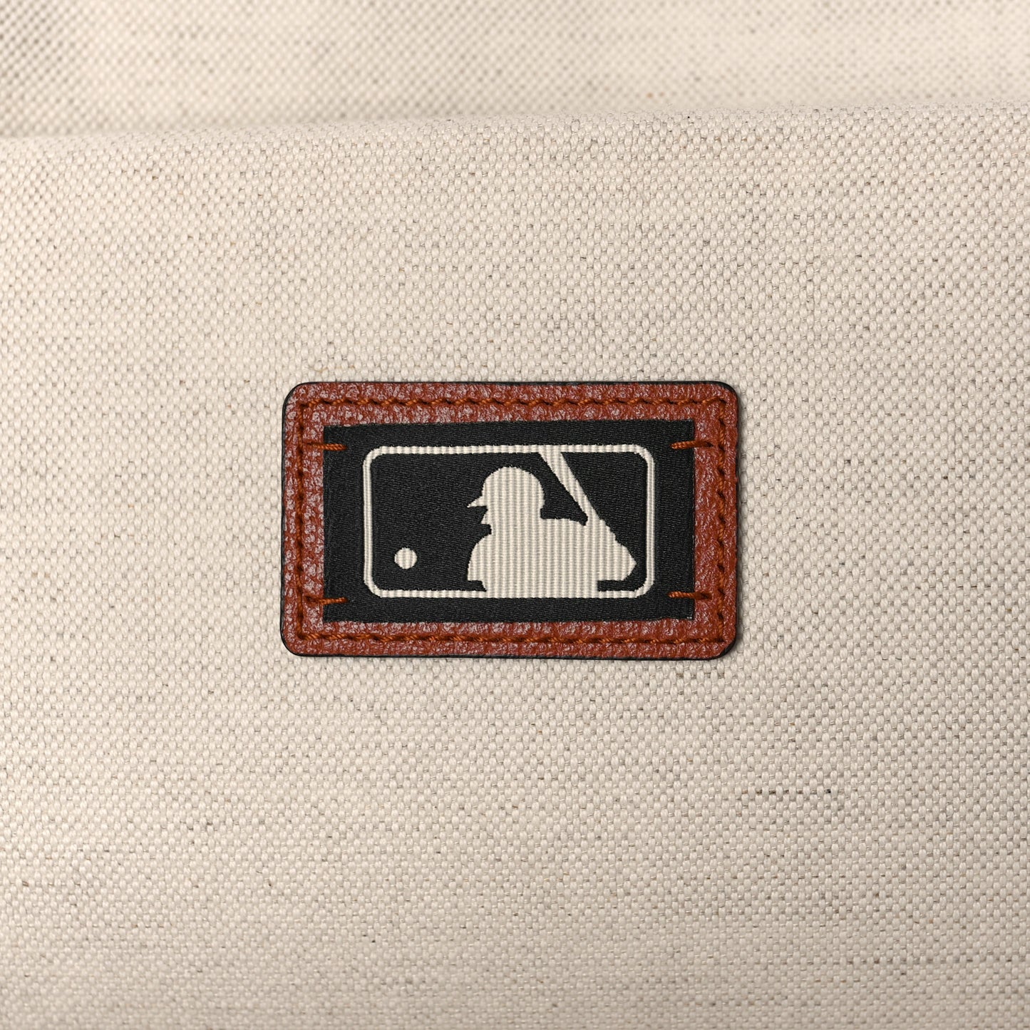 X MLB GG Monogram LA Dodgers Large Backpack Beige Ruggine Ivory