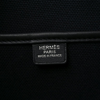 Hermes Toile Goeland Vache Hunter Swift Etriviere Pocket 35 Black 6 of 9