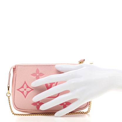 Louis Vuitton Empreinte Monogram Giant By The Pool Mini Pochette Accessories Bouton De Rose 2 of 6