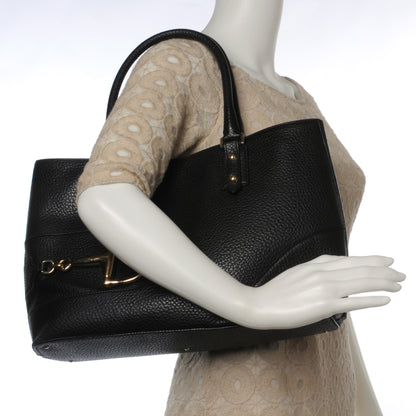 Gucci Leather Hasler Tote Black 2 of 7