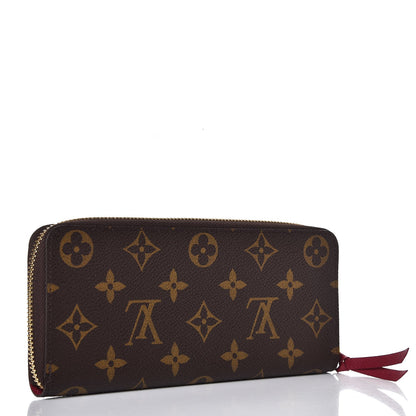 Louis Vuitton Monogram Clemence Wallet Fuchsia 3 of 7