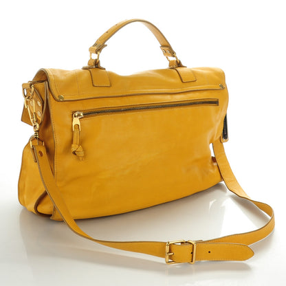 Proenza Schouler Lambskin Large PS1 Satchel Mustard 2 of 21