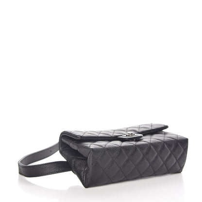 Chanel Grained Calfskin Quilted 2.55 Reissue Flap Belt Bag Clutch Black 4 of 8