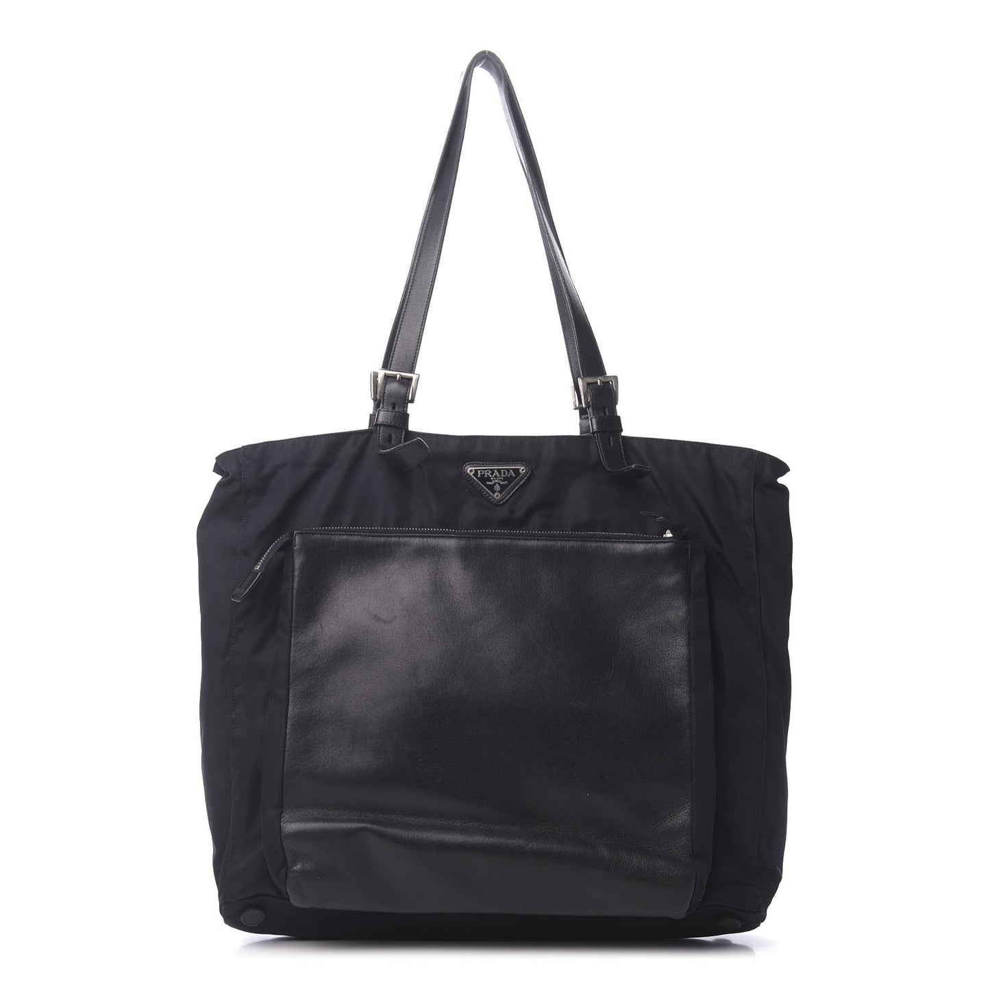 Tessuto Nylon Soft Calfskin Tote Baltico