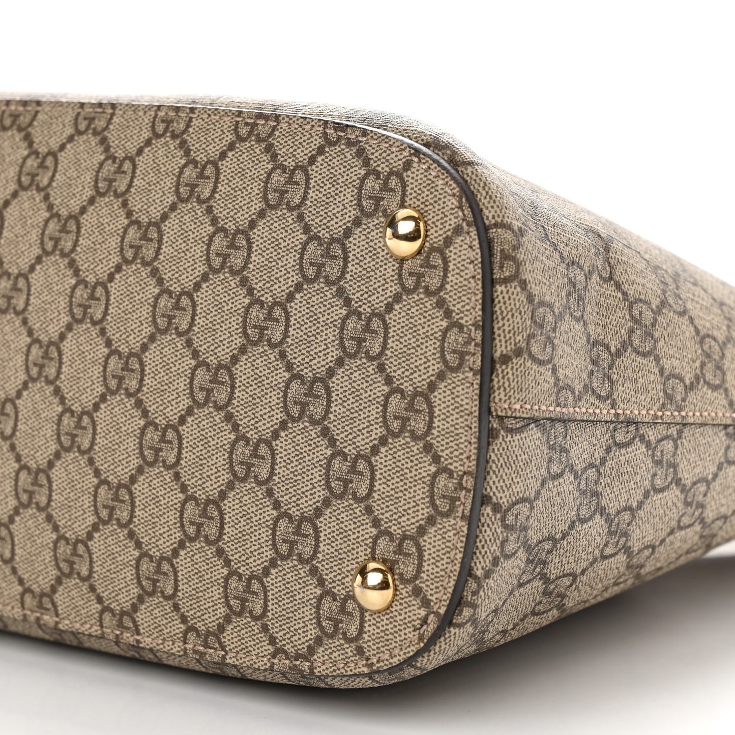 GG Supreme Monogram Linea A Hobo Brown