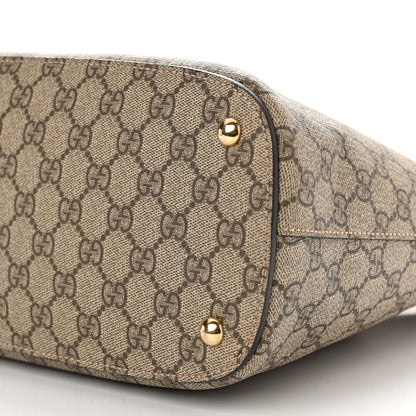 Gucci GG Supreme Monogram Linea A Hobo Brown 10 of 10