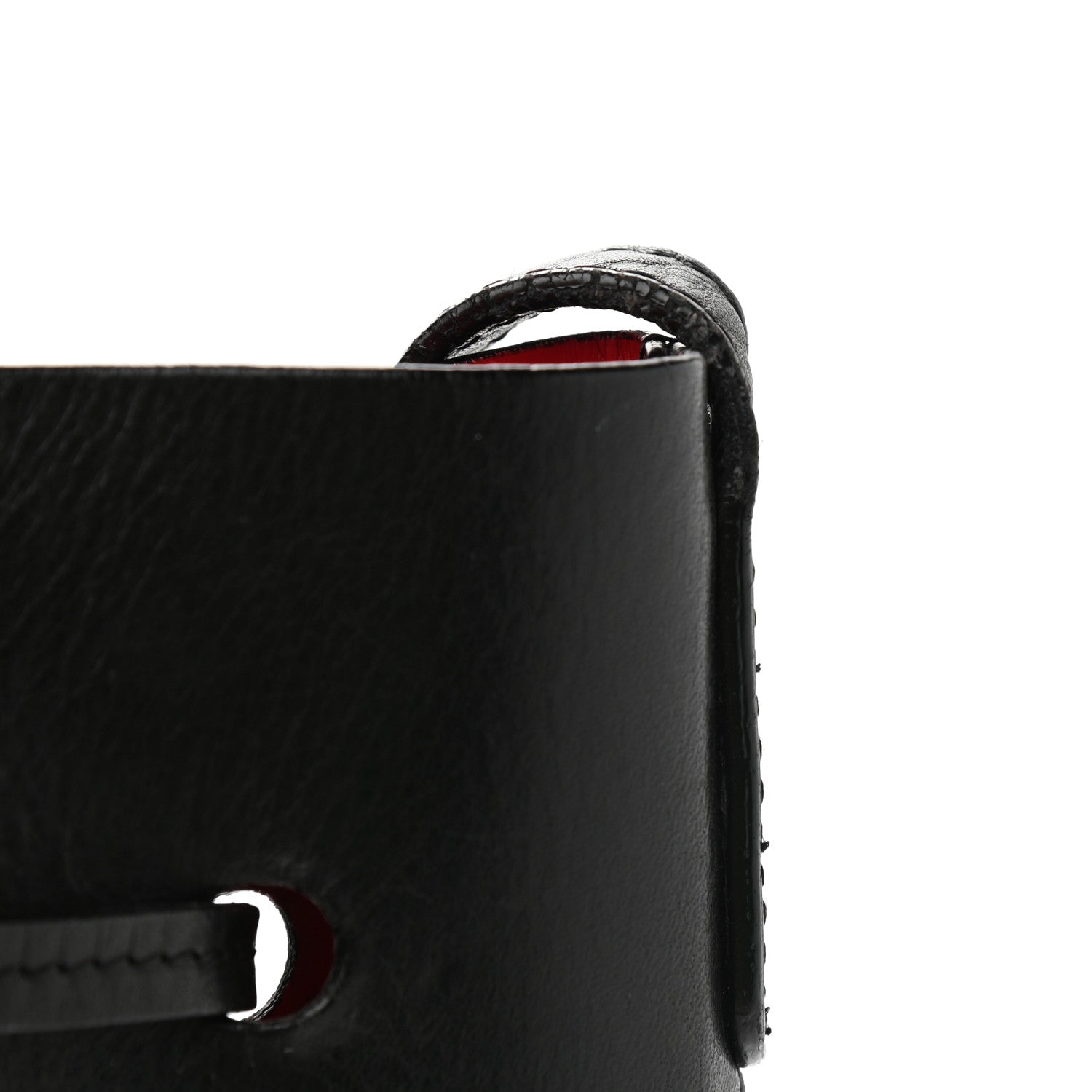 Mansur Gavriel Vegetable Tanned Calfskin Bucket Bag Black Flamma 11 of 17